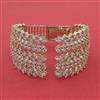 American Diamond Broad Kada with Rhodium Plating 2 Tone Plating Carat Plating