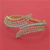 American Diamond Openable kada with Rhodium Plating 2 Tone Plating Carat Plating