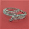 American Diamond Openable kada with Rhodium Plating 2 Tone Plating Carat Plating
