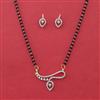 American Diamond Classic Mangalsutra with Carat Plating