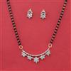 American Diamond Classic Mangalsutra with Carat Plating