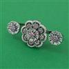 American Diamond Classic Ring with Black Plating