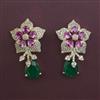 American Diamond Classic Earring with Carat Plating