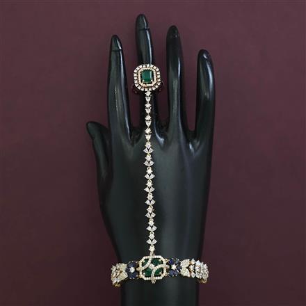 American Diamond Adjustable Hath Pan with Carat Plating