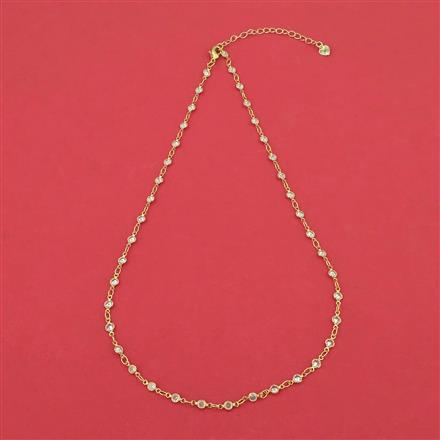 American Diamond Classic Chain with Rhodium Plating Gold Plating