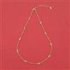 American Diamond Classic Chain with Rhodium Plating Gold Plating