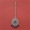 American Diamond Classic Tikka with Rhodium Plating