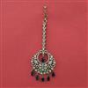American Diamond Classic Tikka with Mehndi Plating