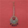 American Diamond Classic Tikka with Mehndi Plating