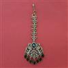 American Diamond Classic Tikka with Mehndi Plating