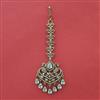 American Diamond Classic Tikka with Mehndi Plating