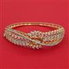 American Diamond Openable kada with 2 Tone Plating