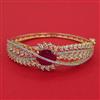 American Diamond Openable kada with 2 Tone Plating