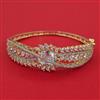 American Diamond Openable kada with 2 Tone Plating