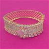 American Diamond Broad Kada with 2 Tone Plating