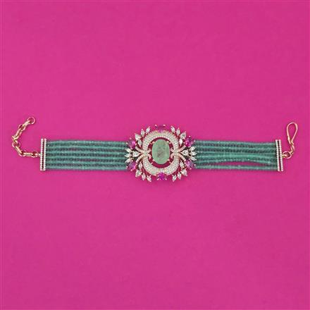 American Diamond Hazoorilal Bracelet with Carat Plating