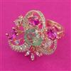 American Diamond Adjustable Ring with Carat Plating