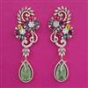 American Diamond Hazoorilal Earring with Carat Plating