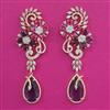 American Diamond Hazoorilal Earring with Carat Plating