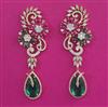 American Diamond Hazoorilal Earring with Carat Plating