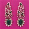 American Diamond Hazoorilal Earring with Carat Plating