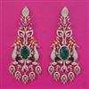 American Diamond Hazoorilal Earring with Carat Plating