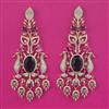 American Diamond Hazoorilal Earring with Carat Plating