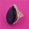 American Diamond Hazoorilal Ring with Carat Plating