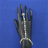 American Diamond Adjustable Hath Pan with Mehndi Plating