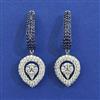 American Diamond Classic Earring with Black Plating