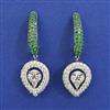 American Diamond Classic Earring with Black Plating