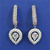 American Diamond Classic Earring with Black Plating