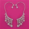 American Diamond Earcuff with Rhodium Plating 2 Tone Plating Mehndi Plating