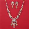 American Diamond Birds Necklace with 2 Tone Plating