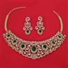 American Diamond Classic Necklace with 2 Tone Plating
