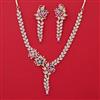 American Diamond Hazoorilal Necklace with Carat Plating