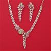 American Diamond Hazoorilal Necklace with Carat Plating