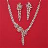 American Diamond Hazoorilal Necklace with Carat Plating