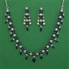 American Diamond Classic Necklace with Rhodium Plating