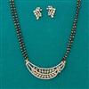 American Diamond Classic Mangalsutra with 2 Tone Plating