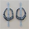 American Diamond Classic Earring with Rhodium Plating