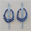 American Diamond Classic Earring with Rhodium Plating