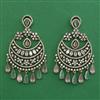 American Diamond Classic Earring with Mehndi Plating
