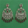 American Diamond Classic Earring with Mehndi Plating