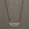American Diamond Classic Mangalsutra with 2 Tone Plating