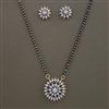 American Diamond Classic Mangalsutra with 2 Tone Plating