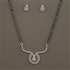 American Diamond Classic Mangalsutra with 2 Tone Plating
