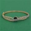 American Diamond Openable kada with 2 Tone Plating