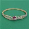 American Diamond Openable kada with 2 Tone Plating