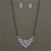American Diamond Classic Mangalsutra with 2 Tone Plating